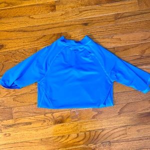TSLA boys’ swim shirt, L/US14, EUC